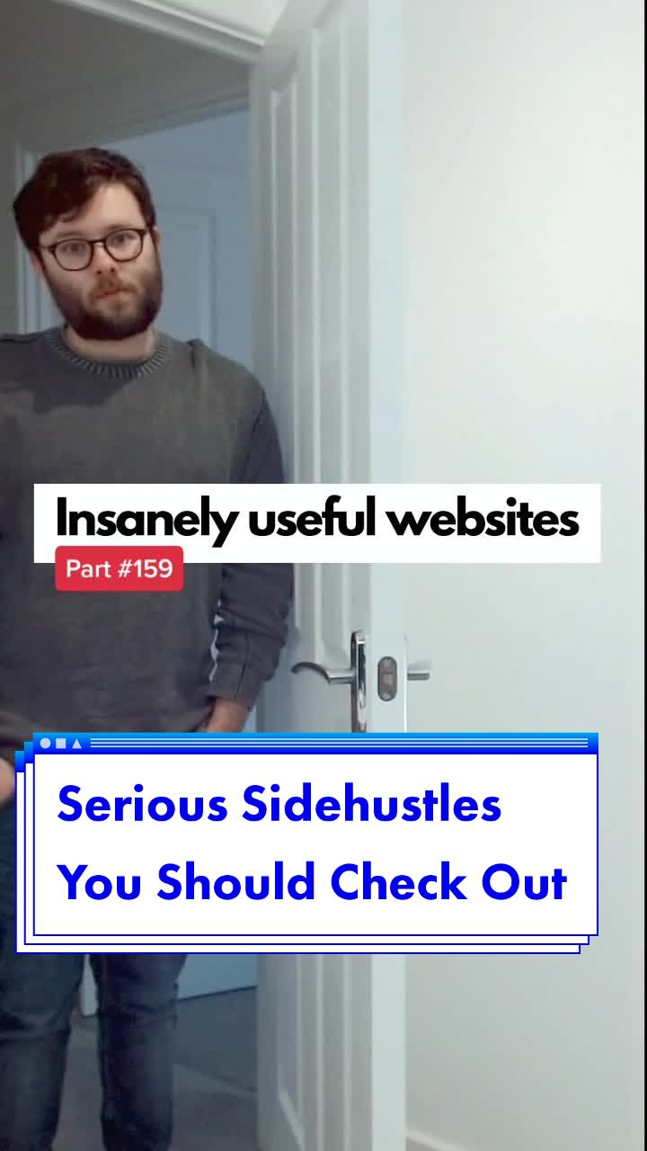Insanely useful websites, 159. Side hustles for days! #sidehustlesforbeginners #usefulsites #parttimejob @mronlinereview